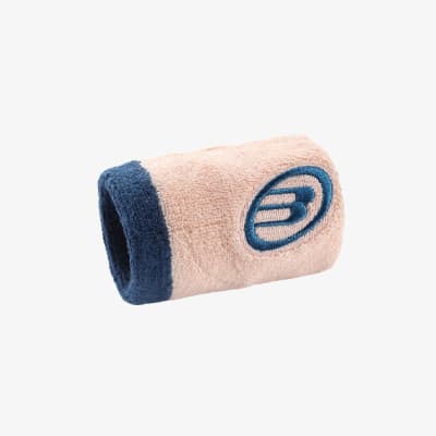 Muñequera Bullpadel Azul Profundo/Rosado x21