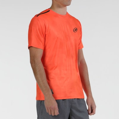 Camiseta Bullpadel Moare Coral Fluor1