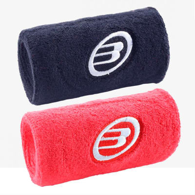 Muñequera Bullpadel WPT Azul/Carmesí x21