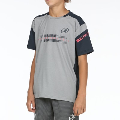 Camiseta Bullpadel Ride Jr Gris Medio Vigore Talla 101