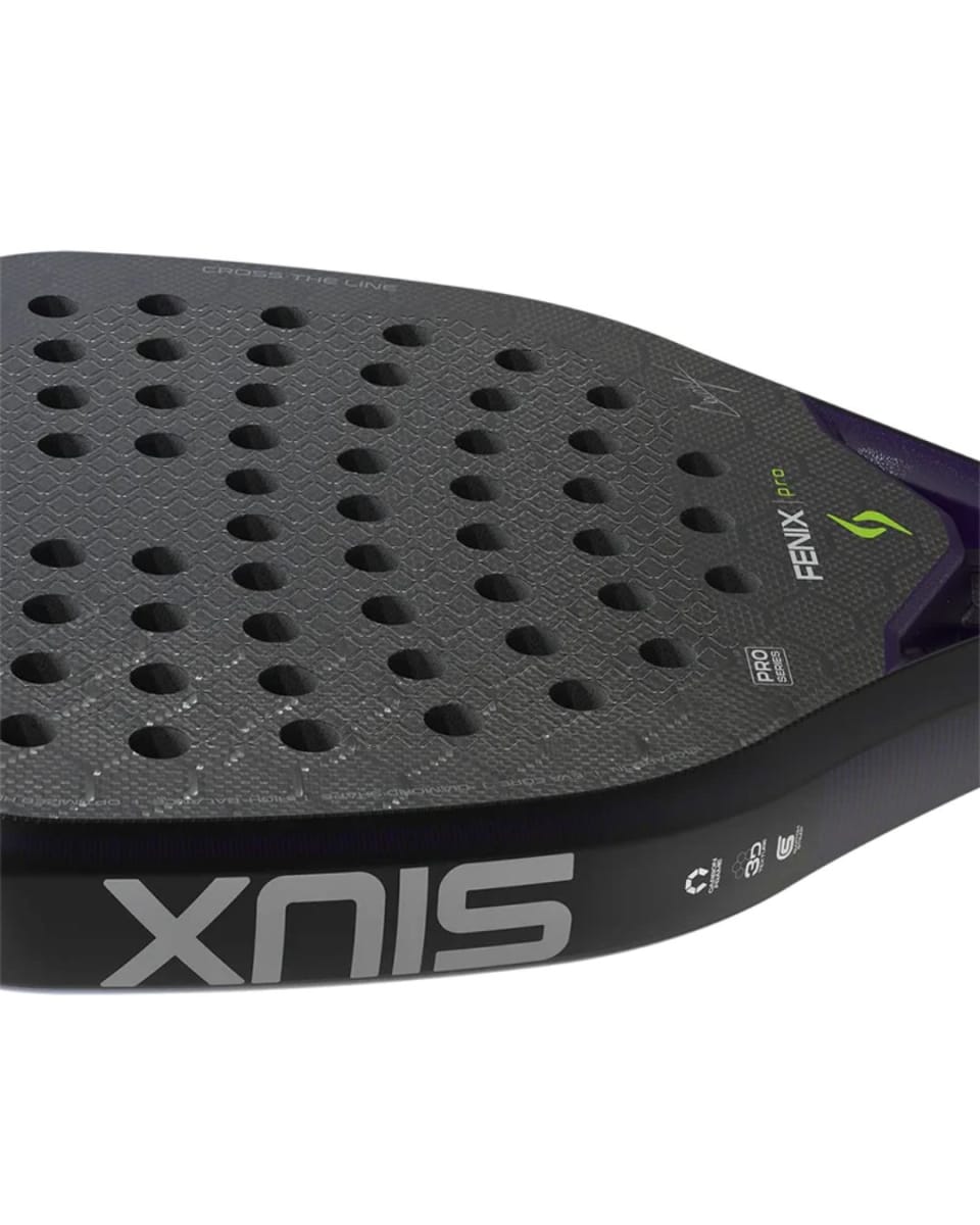 Pala Siux Fenix Pro Black 2026 - Leo Augsburguer | Padel Altamira