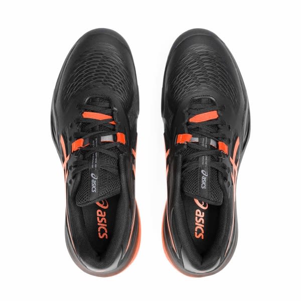 GEL-RESOLUTION X OC（26cm) Zapatilla Asics Gel Resolution x Clay Black/Orange | Padel Altamira