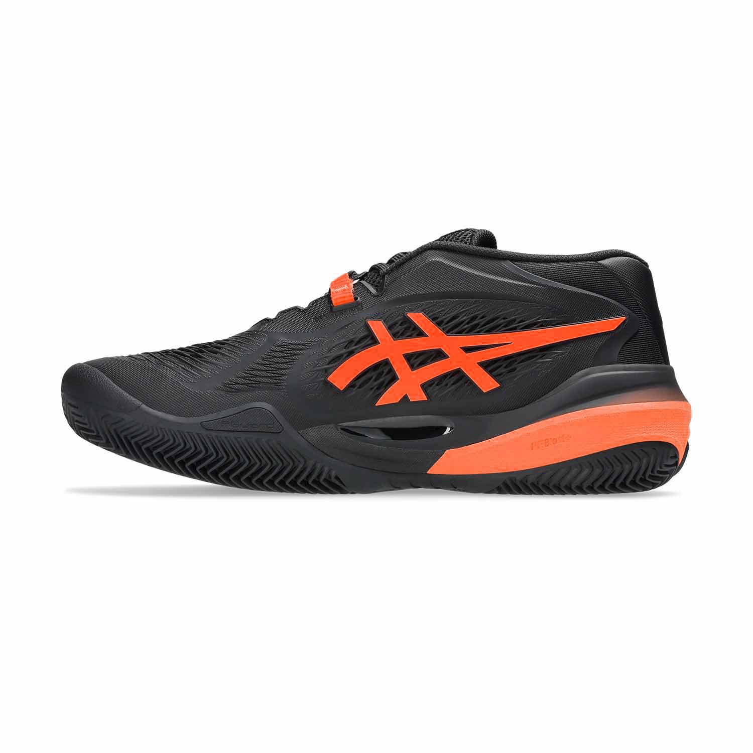 Zapatilla Asics Gel Resolution x Clay Black/Orange | Padel Altamira