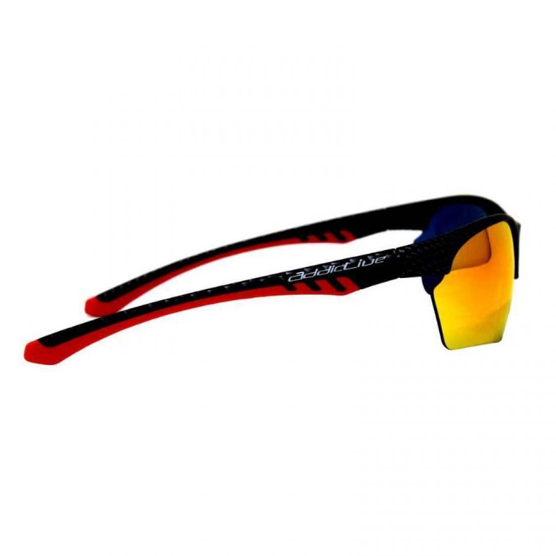 Lentes Addictive Tie Break Negro/Rojo