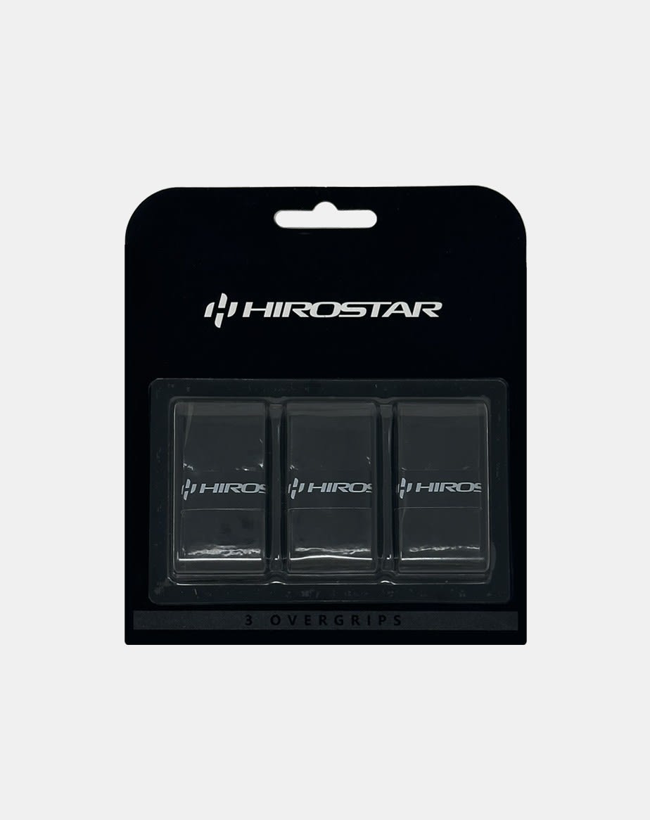 Overgrip Hirostar Negro Pack de 3