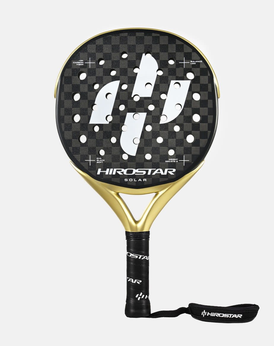 Pala de Pádel Hirostar Solar 25 + Funda + Grip + Protector