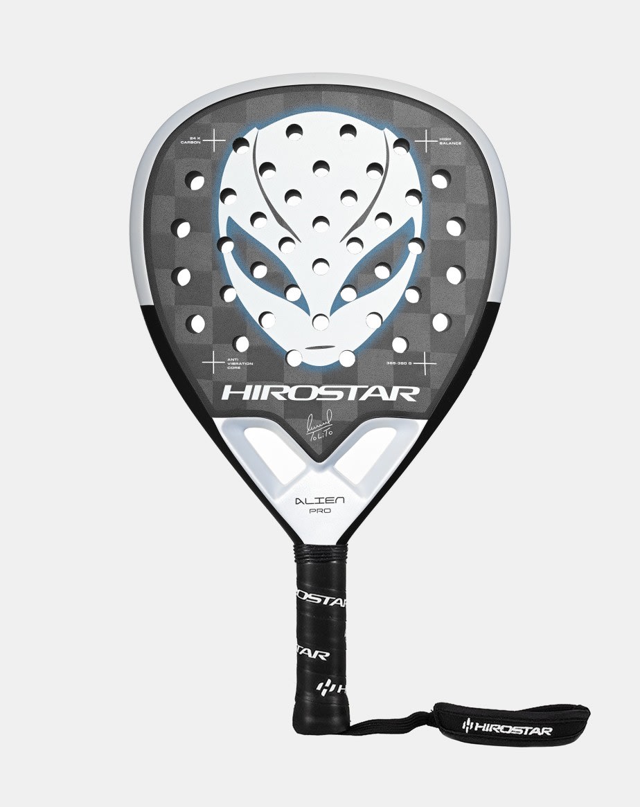 Pala de pádel Hirostar Alíen Pro 2025 Tolito Aguirre + Protector + Grip