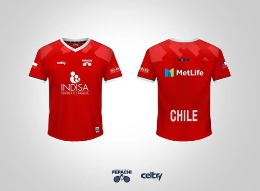 Polera Celtry Pro Hombre Chile Padel Talla L