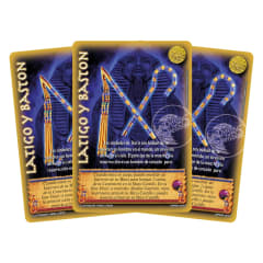 Play Set Latigo y Bastón - Arte Alternativo (Carta X 3 Copias)