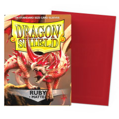 Protector Dragon Shield Standard Matte 100u. - Ruby