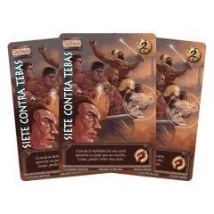 Play Set Siete Contra Tebas - Foil Premium (Carta X 3 Copias)