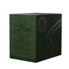 Deckbox Dragon Shield Double Shell Forest  Green/Black