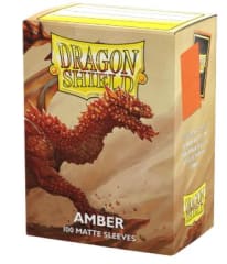 SLEEVES STANDARD SIZE MATTE 100 - AMBER
