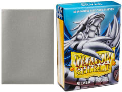 Dragon Shield Sleeves - Japanese- Matte Silver