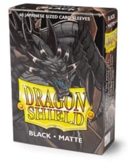 SLEEVES JAPANESE SIZE MATTE 60 - BLACK