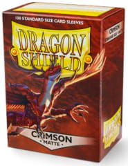 SLEEVES STANDARD SIZE MATTE 100 - CRIMSON 0