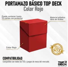 Portamazo Basico Top Deck Color Rojo