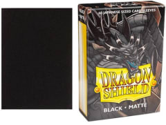 Dragon Shield Sleeves - Japanese- Matte Black