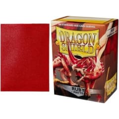 Dragon Shield Sleeves - Standard- Matte Ruby