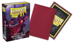 Dragon Shield Sleeves - Japanese- Matte Blood Red