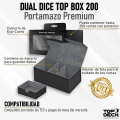 Porta Mazo Dual Dice Top Deck 200 - Negro