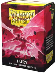 SLEEVES STANDARD SIZE MATTE DUAL 100 - FURY