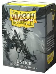 SLEEVES STANDARD SIZE MATTE DUAL 100 - JUSTICE 0
