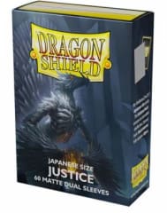 SLEEVES JAPANESE SIZE MATTE DUAL 60 - JUSTICE
