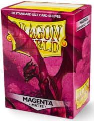 SLEEVES STANDARD SIZE MATTE 100 - MAGENTA