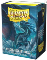 SLEEVES STANDARD SIZE MATTE 100 - MIDNIGHT BLUE