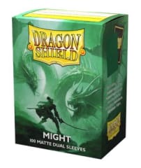 SLEEVES STANDARD SIZE MATTE DUAL 100 - MIGHT