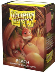 SLEEVES STANDARD SIZE MATTE DUAL 100 - PEACH 0
