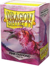 SLEEVES STANDARD SIZE MATTE 100 - PINK DIAMOND