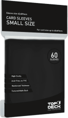 Protectores Top Deck  Esencial - Tamaño Small Color Negro