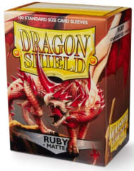 SLEEVES STANDARD SIZE MATTE 100 - RUBY