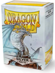 SLEEVES STANDARD SIZE MATTE 100 - SILVER