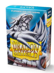 SLEEVES JAPANESE SIZE MATTE 60 - SILVER