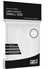 Protectores Top Deck  Esencial - Tamaño Small Color Blanco