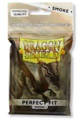 Dragon shield - TOPLOADING PERFECT FIT SLEEVES STANDARD SIZE 100 - SMOKE