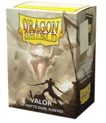 SLEEVES STANDARD SIZE MATTE DUAL 100 - VALOR