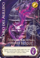Vinculo Del Aullido Torneo Nacional Primer Bloque