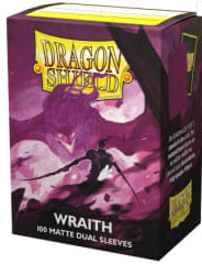 SLEEVES STANDARD SIZE MATTE DUAL 100 - WRAITH