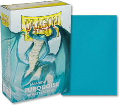 Dragon Shield Sleeves - Japanese- Matte Turquoise