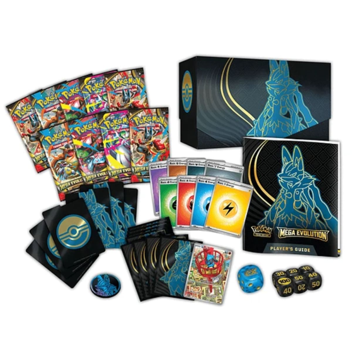 Pokemon TCG Mega Evolution - Elite Trainer Box Ingles Mega Lucario2