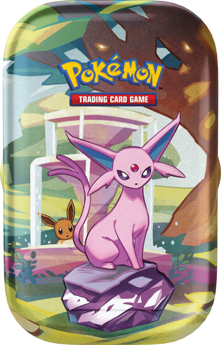 Scarlet & Violet Prismatic Evolutions - Mini Tin English2