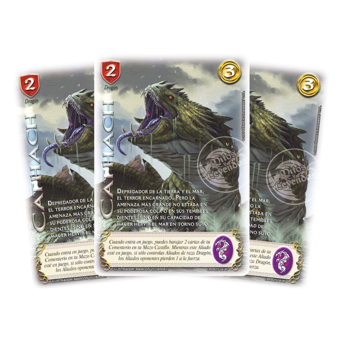 Play Set Cathach - Arte Alternativo (Carta X 3 Copias)1