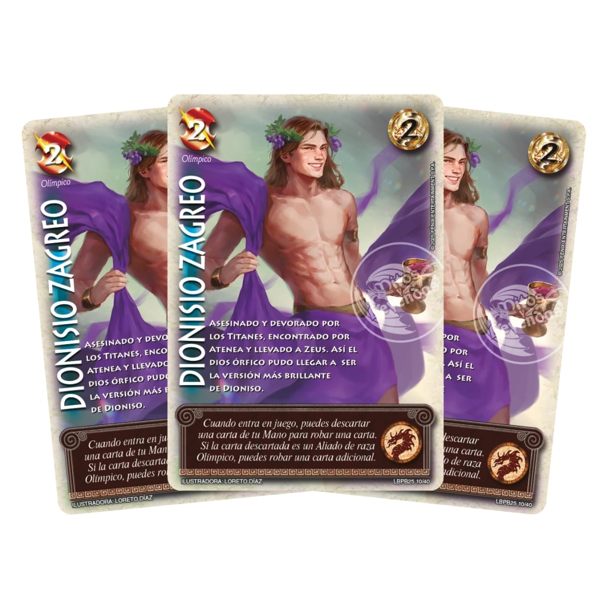 Play Set Dionisio Zagreo - Arte Alternativo (Carta X 3 Copias)1