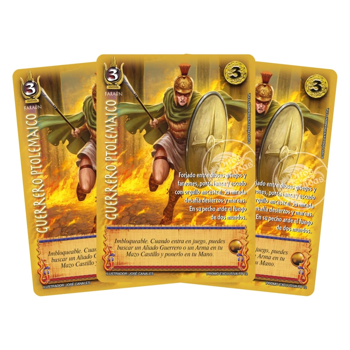 Play Set Guerrero Ptolemaico - Buy A Box (Carta X 3 Copias)1