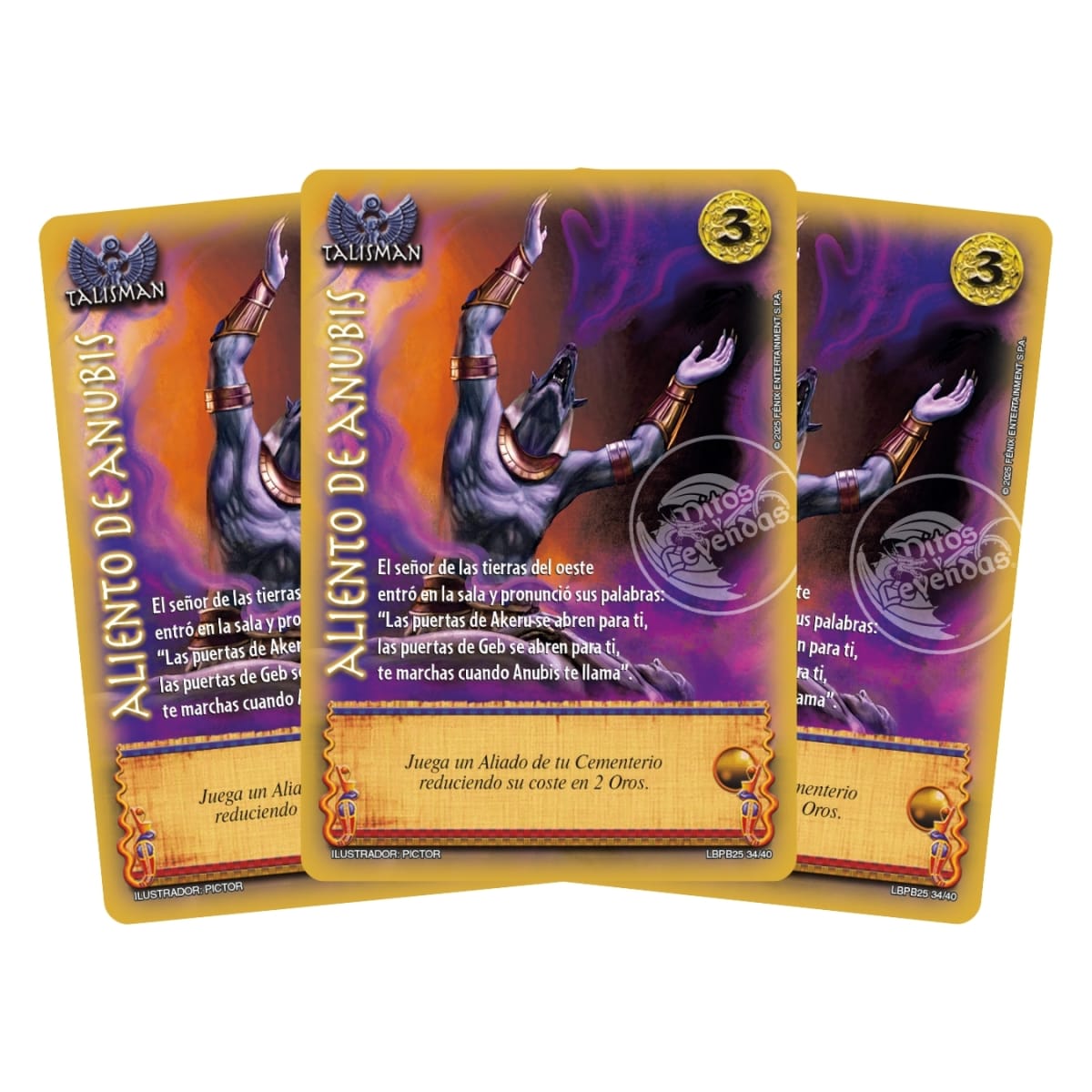 Play Set Aliento De Anubis - Arte Alternativo (Carta X 3 Copias)1