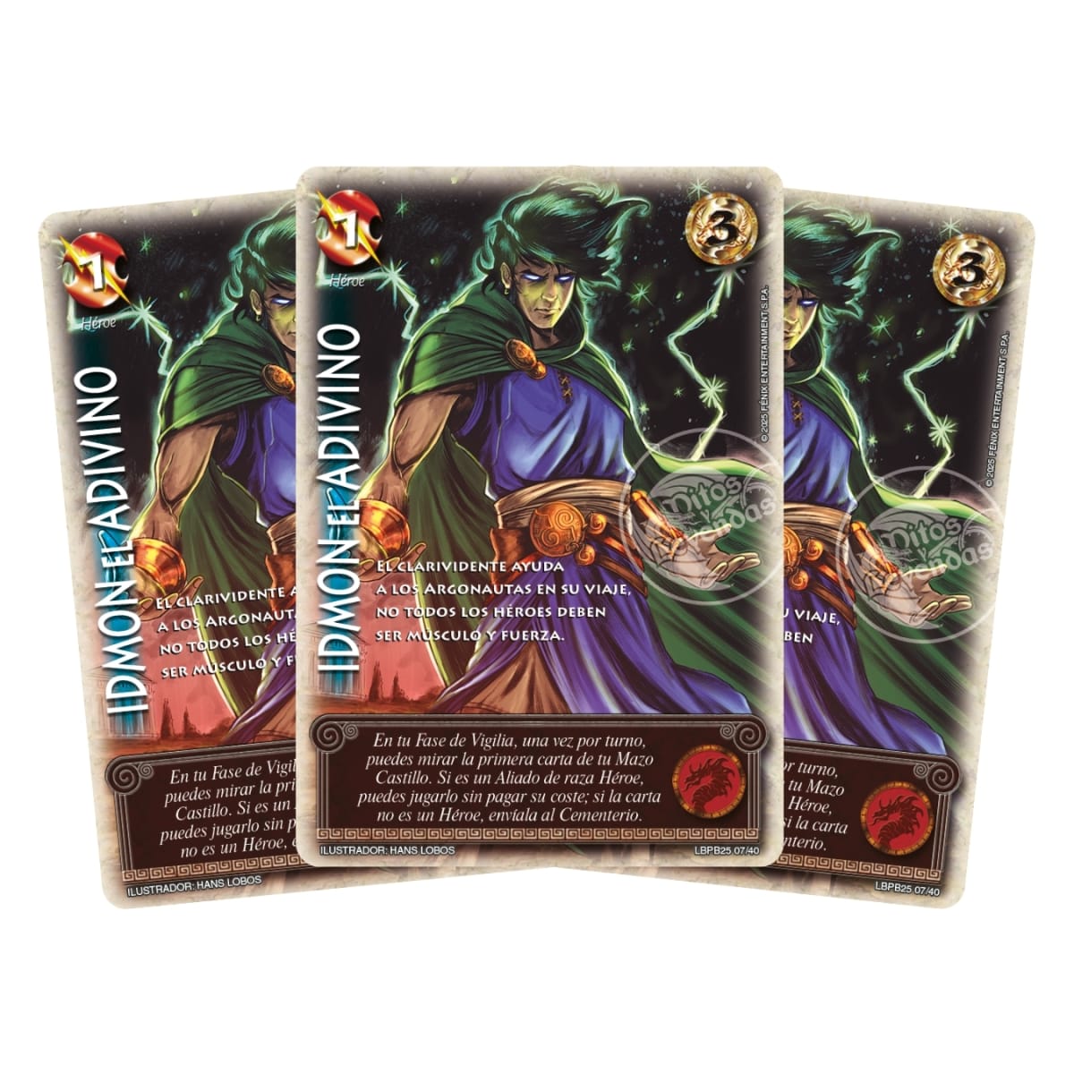 Play Set Idmón El Adivino - Arte Alternativo (Carta X 3 Copias)1